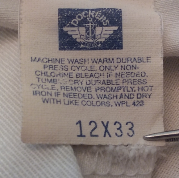 M228, Dockers, Jean's, white, 22/33, - Picture 7 of 8